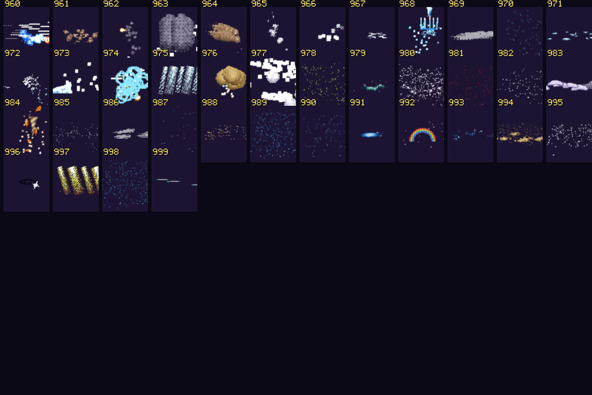 Pixel VFX Mega Pack — 1000 Pixel Art Effects