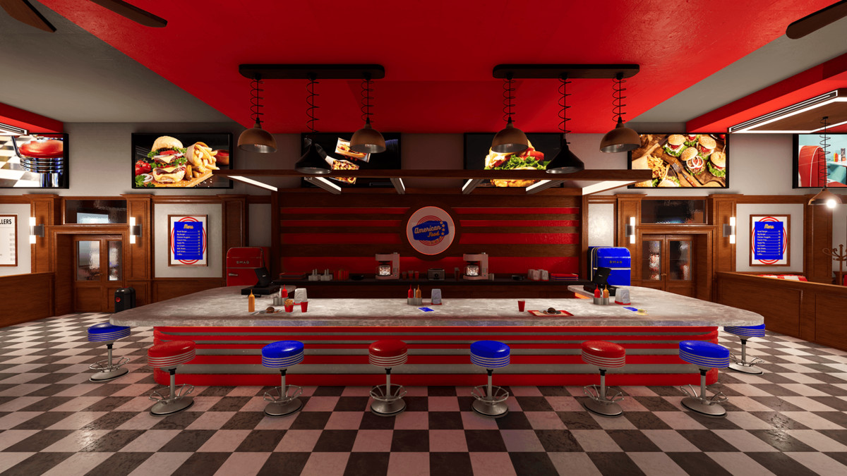 Fast Food - American Diner (URP)