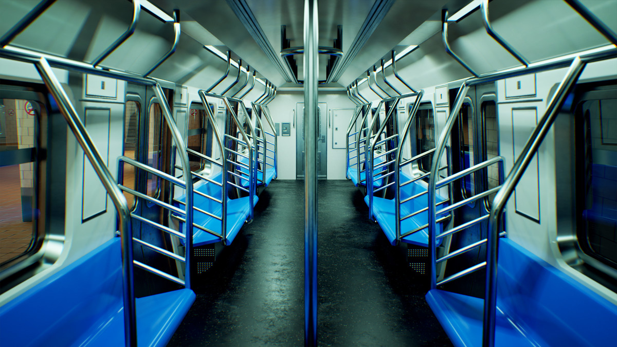 Subway Realm - Game-Ready NYC Metro Station