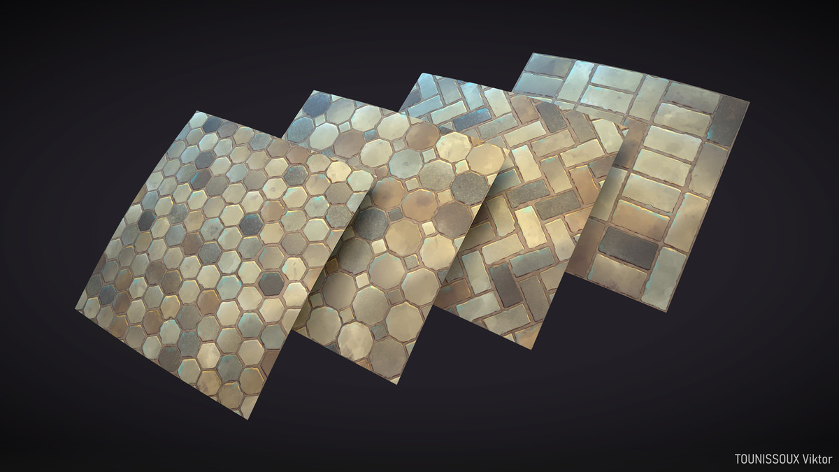 56 Stylized GypsumFloor Texture Pack