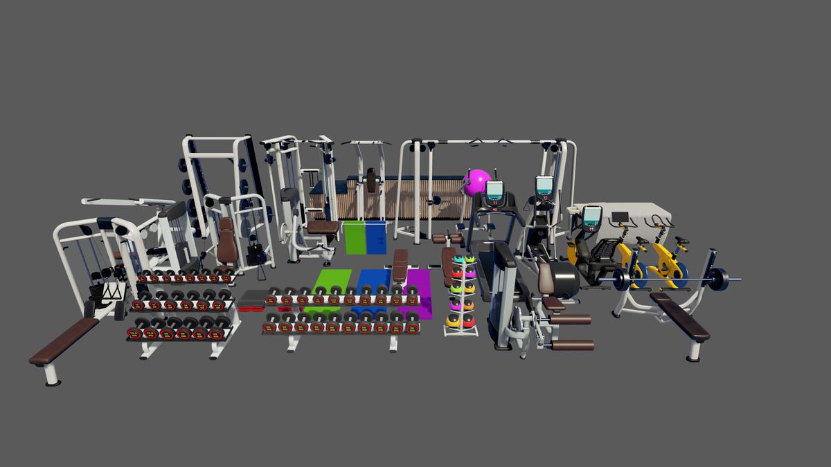 Gym Equipment Pack