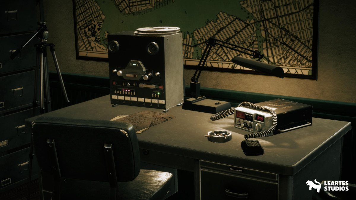 Retro Police Station Environment / Exterior + Interior