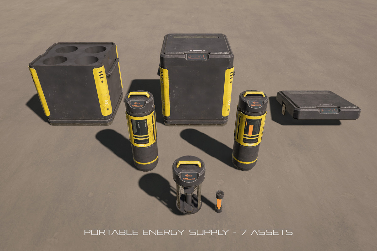 Frontier - Sci-Fi Power Generation, Fuel & Supply Bundle