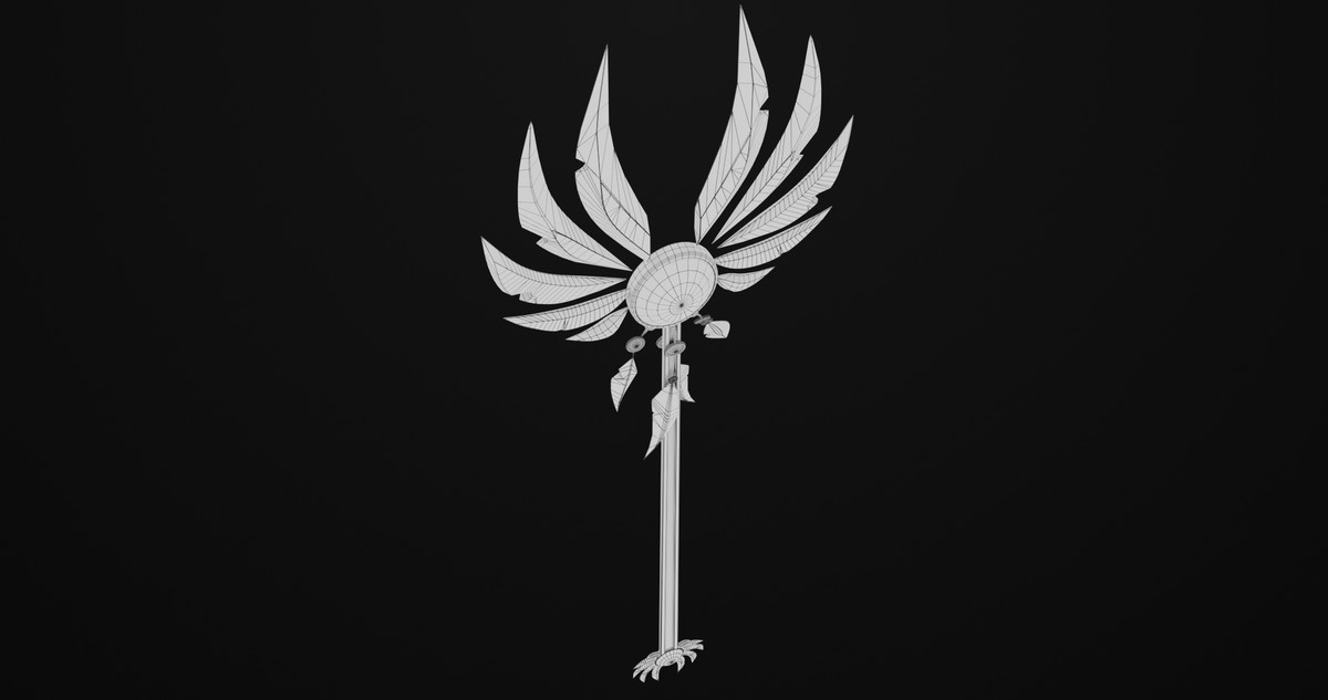 Fantasy Trident 08 URP HDRP Textures