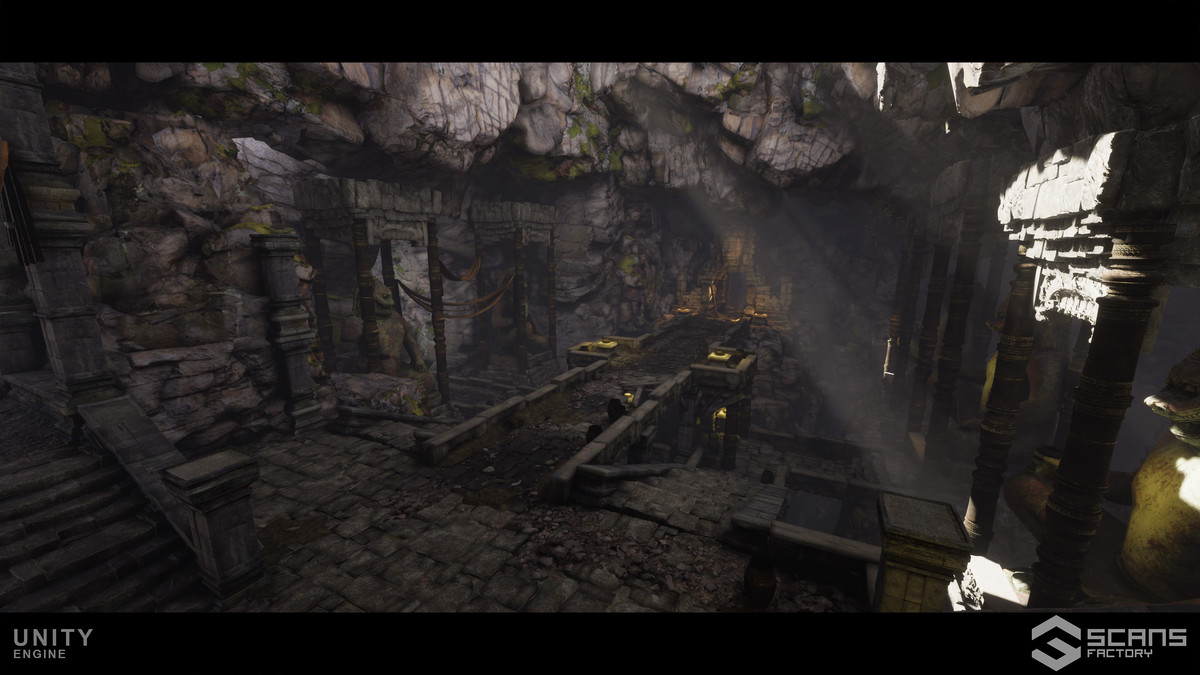 [HDRP] Ancient Temple Ruins - Mountains Environment