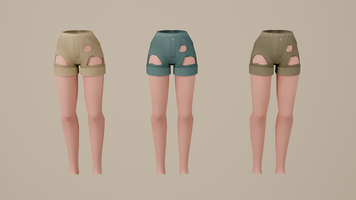 Modular Female Character Creator