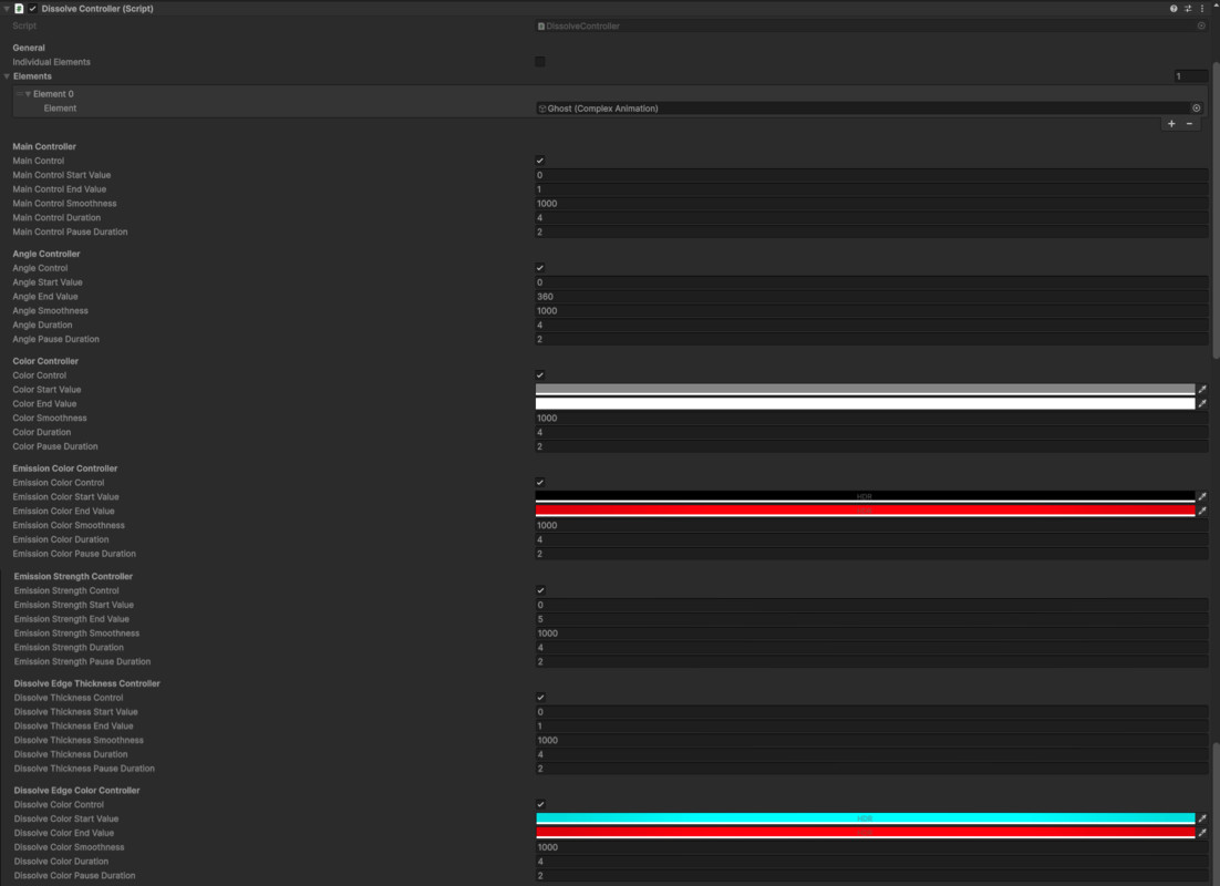Directional Dissolve Shader