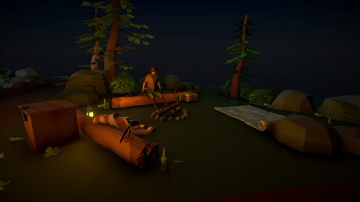 Polygonal Hunters Hideout Spot Asset Package