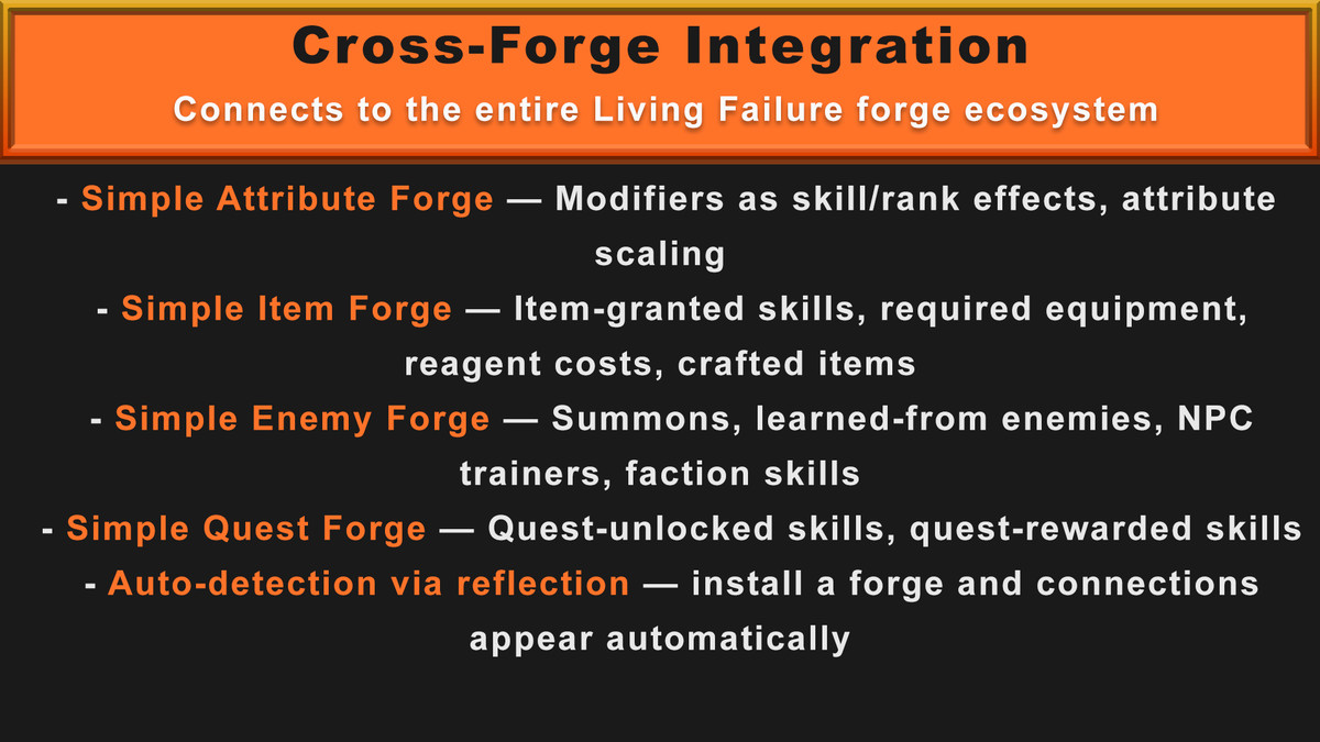 Simple Skill Forge:No-Code Skills, Skill Trees, Loadouts & Combos w/ JSON Export