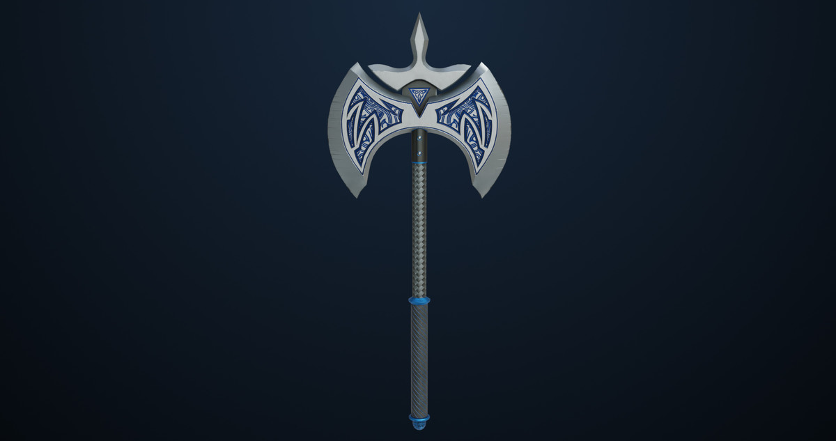 Battle Axe 04 URP HDRP Textures