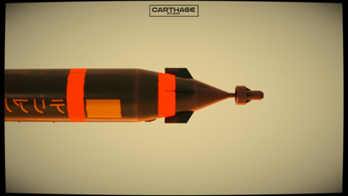 Modular lowpoly Missile & Launcher Pack