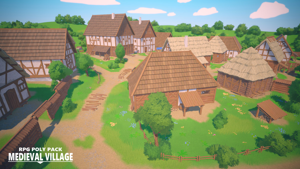 RPG Poly Pack - Medieval Village