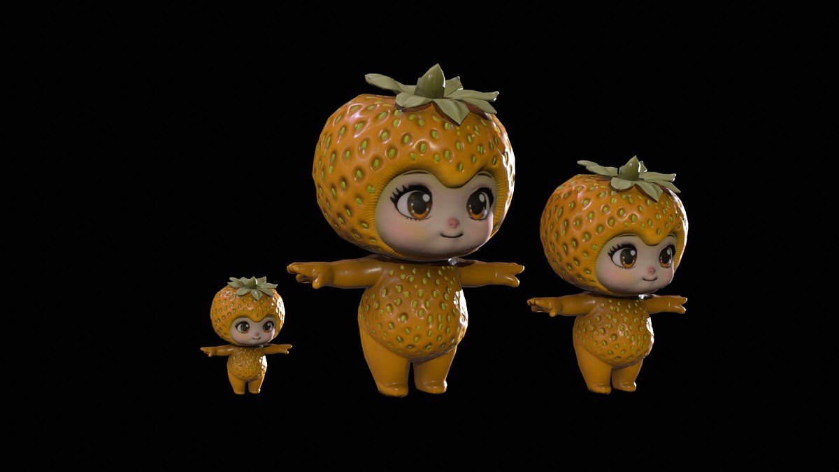 Chibi Fruit Strawberry
