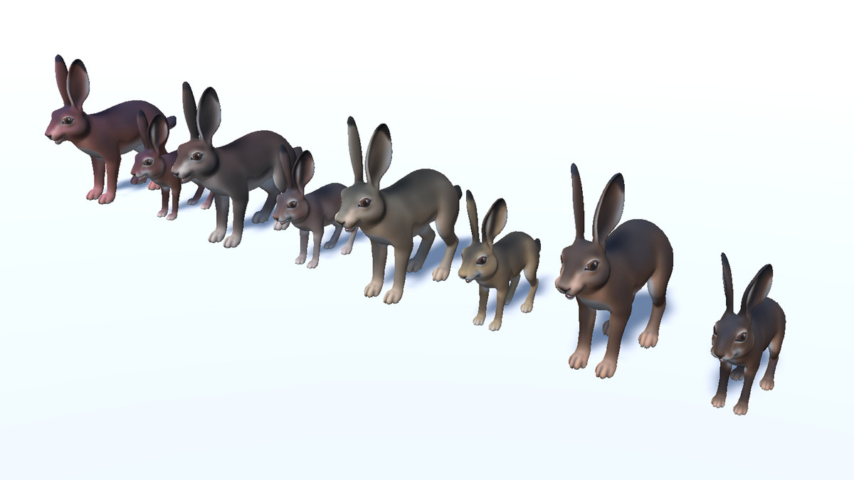 Cartoon - Hare