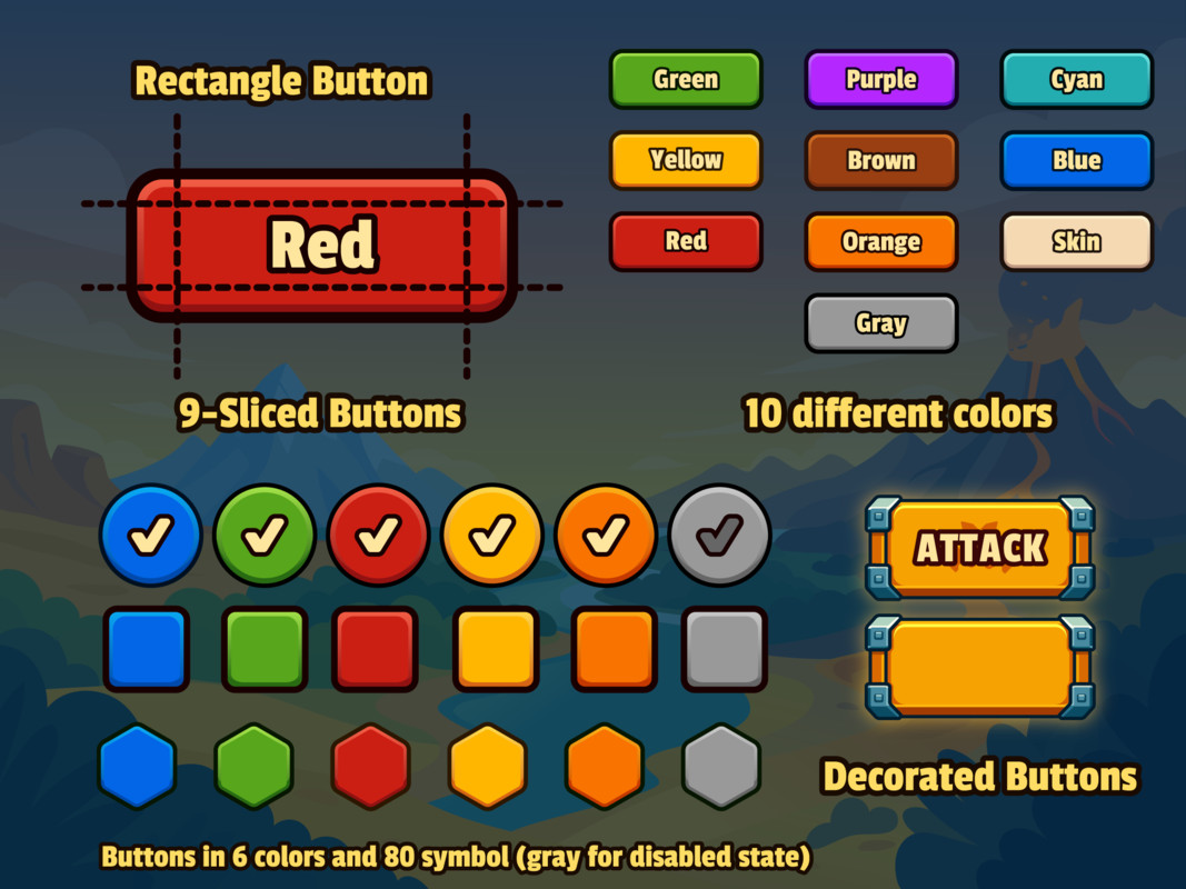Mystic Realms: Premium Fantasy UI System
