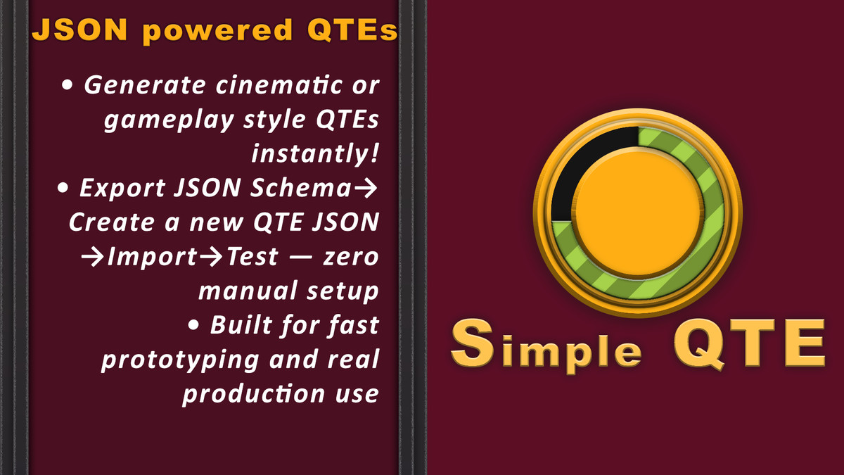 Simple QTE: Quick Time Events made easy w/ JSON support & 11 QTE types