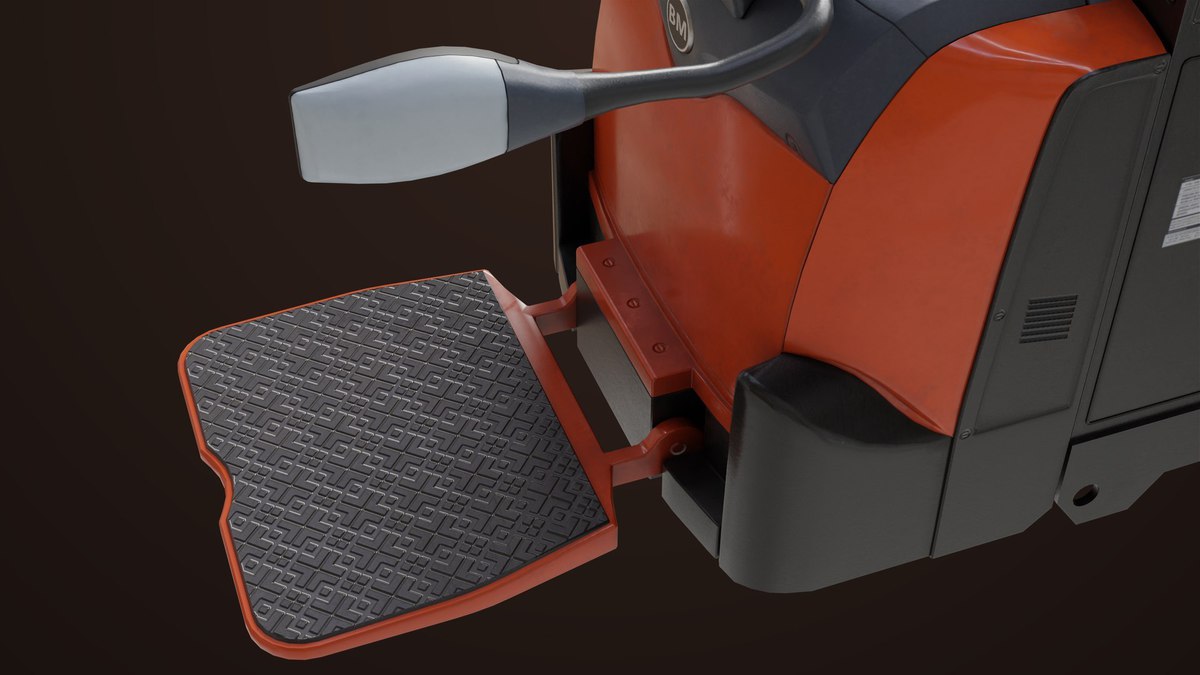 Forklift with Pallet 01 Orange URP HDRP Textures