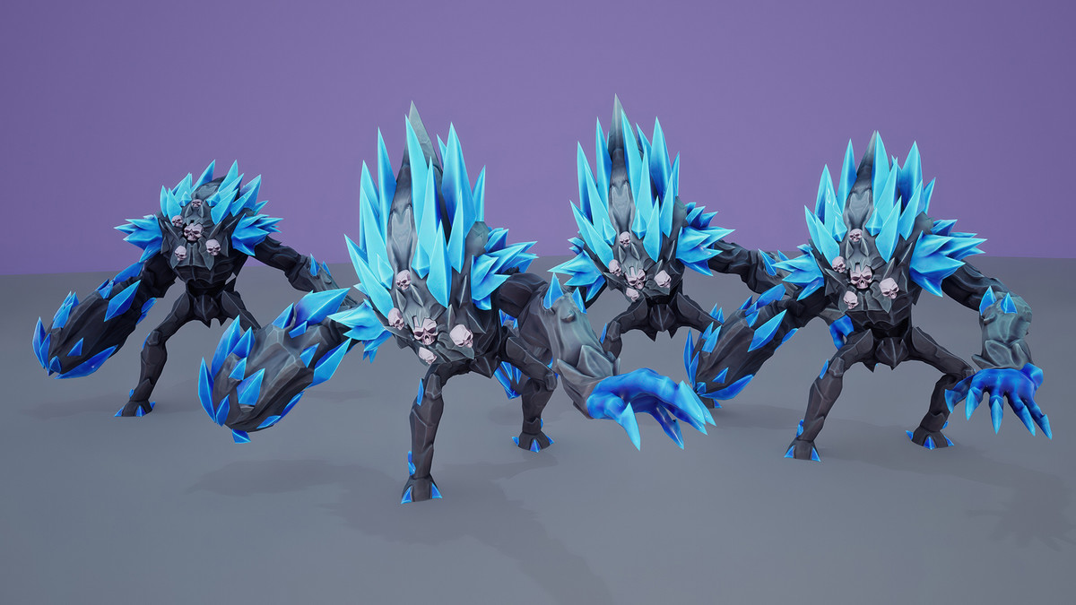 Stylized Cave Golem