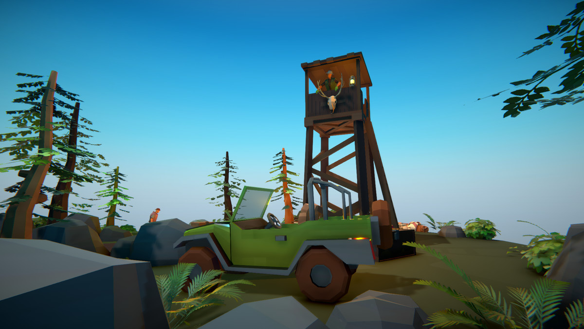 Polygonal Hunters Hideout Spot Asset Package