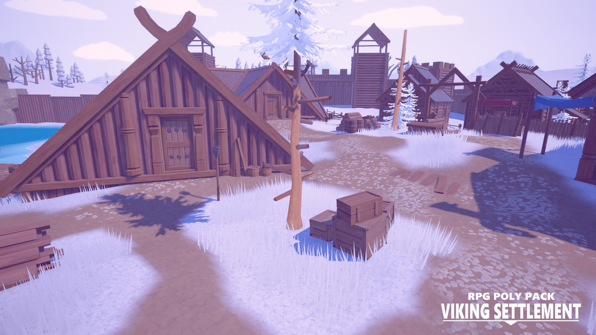 RPG Poly Pack - Viking Settlement