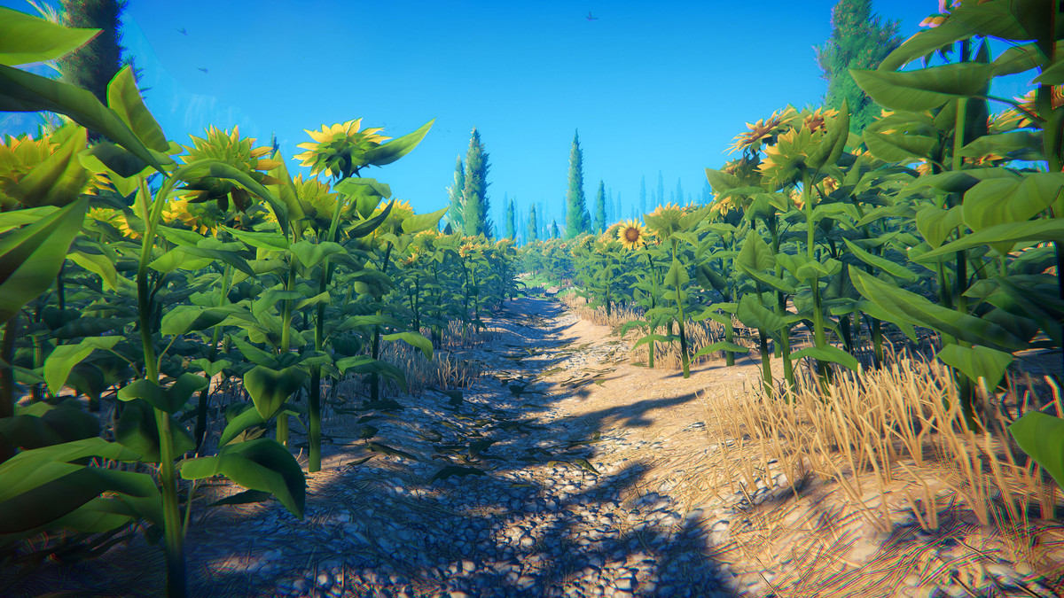 Stylized Cypress Valley