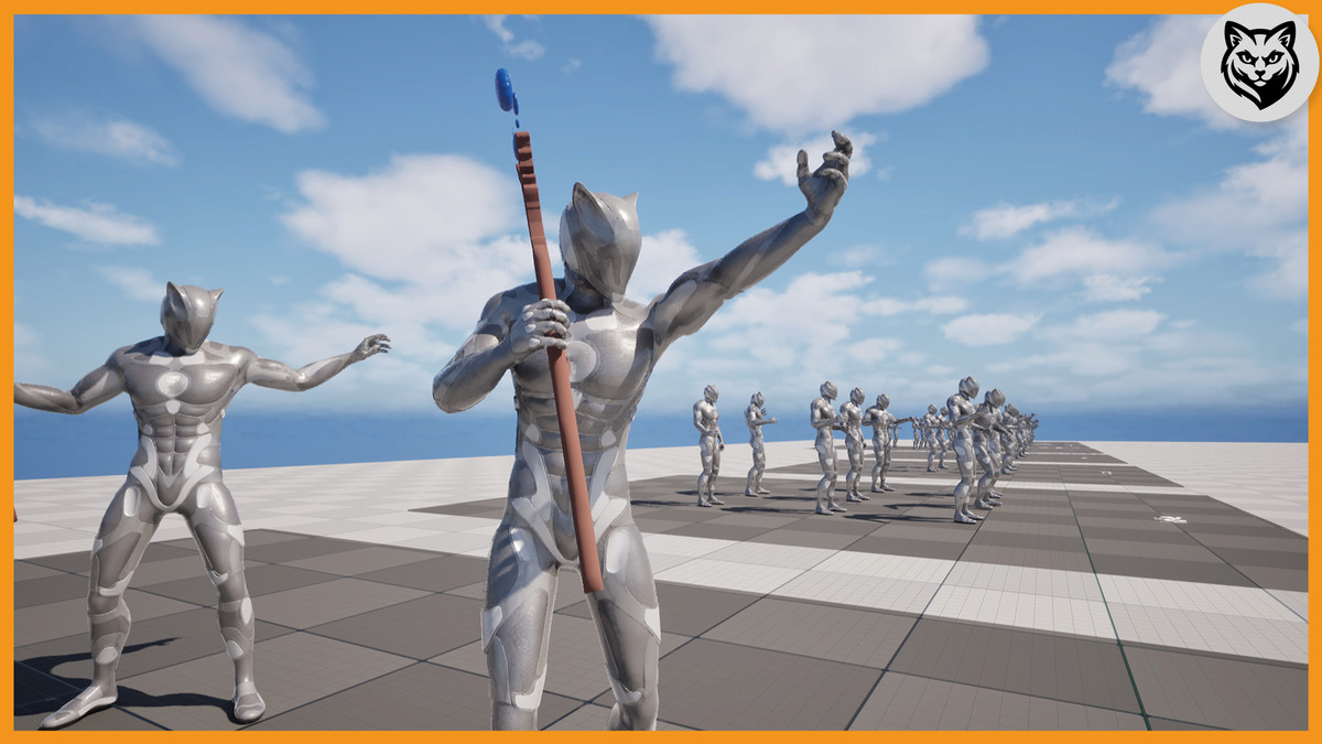 Mage Staff Combat Animation Pack