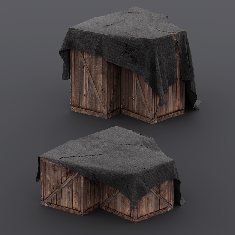 Industrial Props Pack – 10 Low-Poly PBR Models