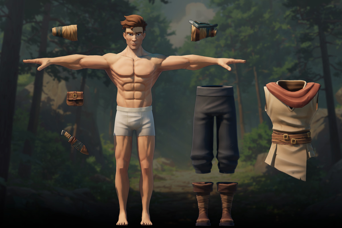 Stylized Medieval Modular Characters