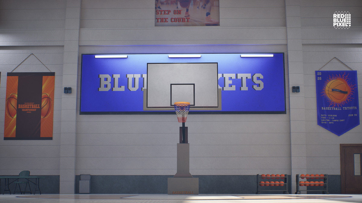 Indoor Basketball Arena