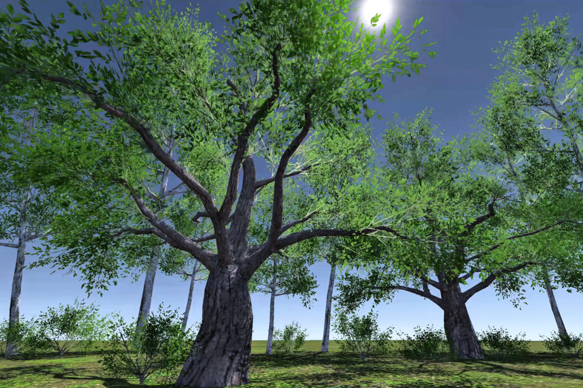 Interactive Foliage System: Seasons, SSS & Wind (URP)