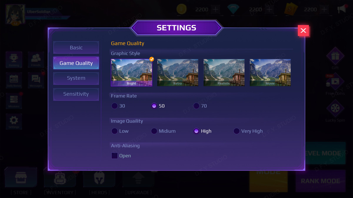 Sci-Fi Cyber UI Pro_Purple Theme