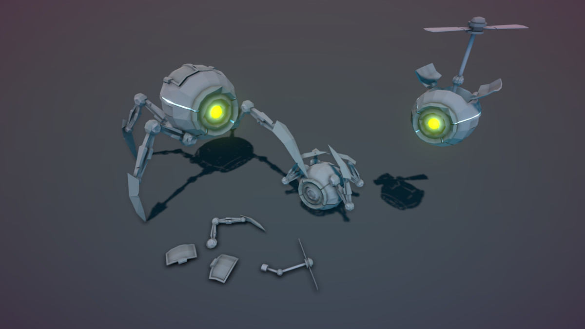 STYLIZED Fantasy Magitech Laboratory - Low Poly 3D Art