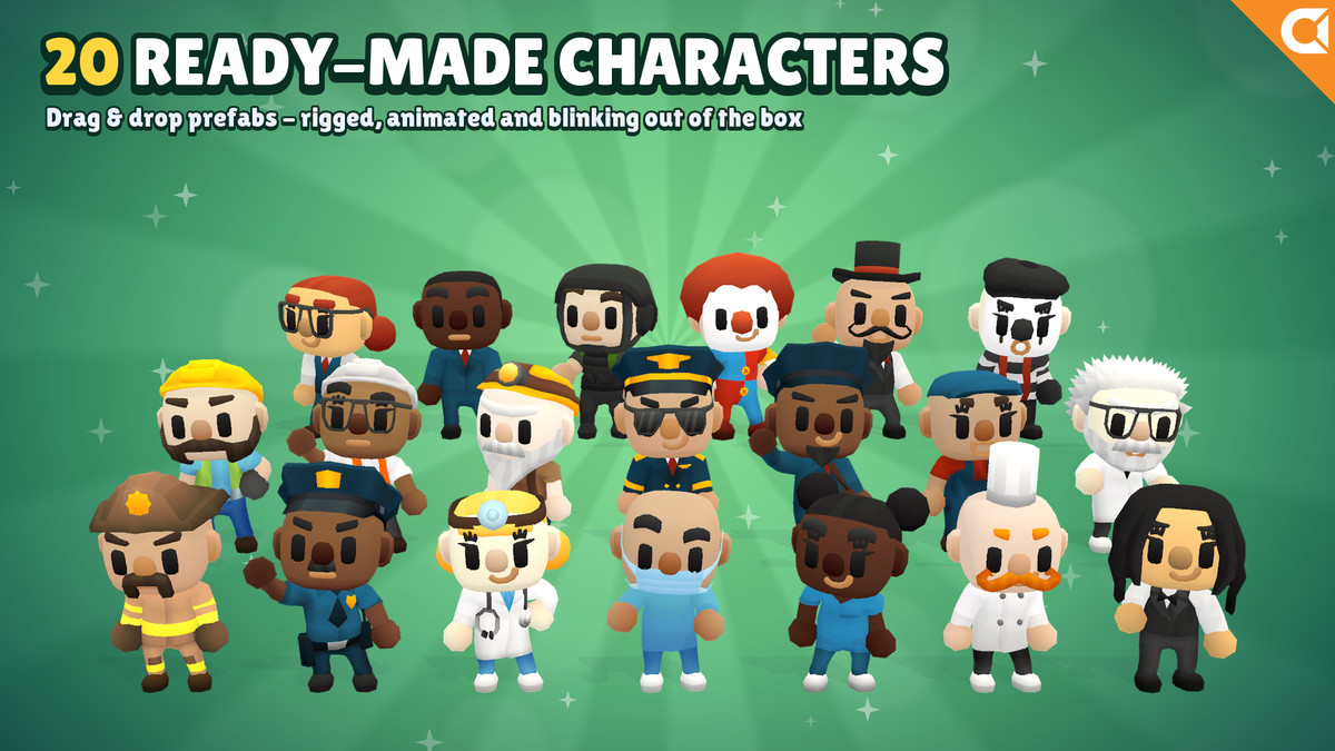 ToonTastic - Profession Character Pack