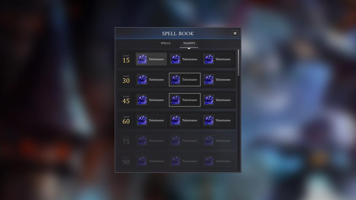 RPG & MMO One - PC and Mobile UI
