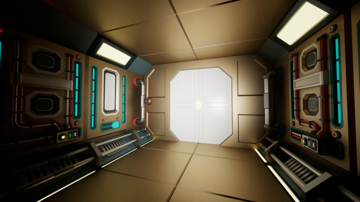 Sci-Fi Planetary Outpost: Ultimate Modular Construction Kit, low-poly stylized