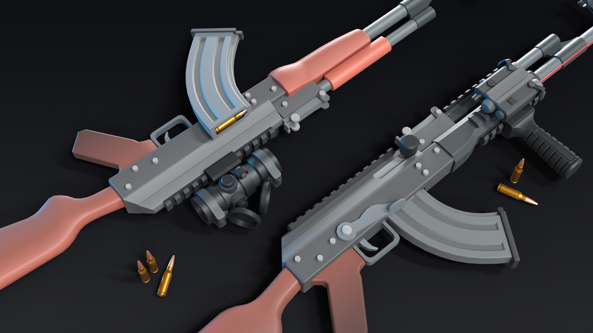 Weapons Mini - Low Poly Asset Pack