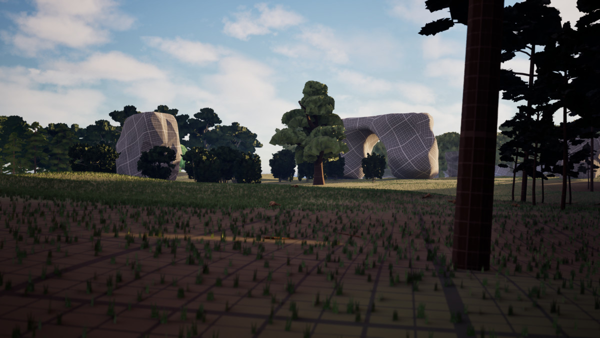 Forest Starter Blockout Kit - 60 Assets Modular Pack for Level Design