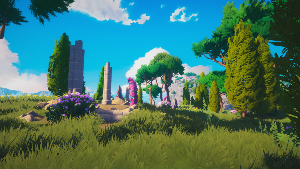 SUN TEMPLE - Stylized Ruins Open World Environment
