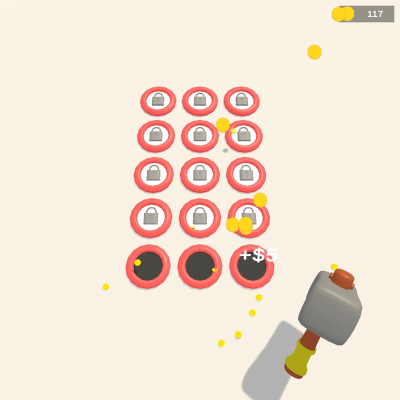 Simple whack a mole template