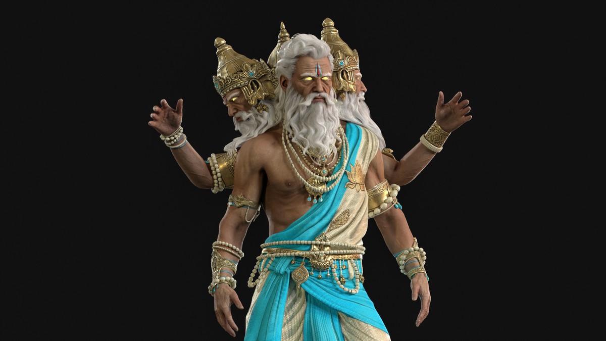 Indian God Brahma