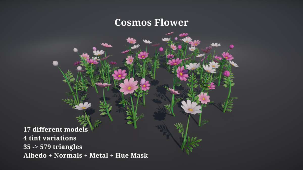 PIDI - COSY: Stylized Grass, Weeds and Wild Flowers Vol. 2