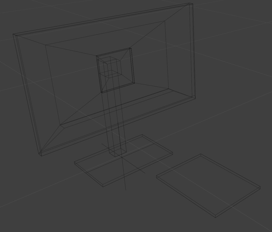 Modern Office Set Low Poly
