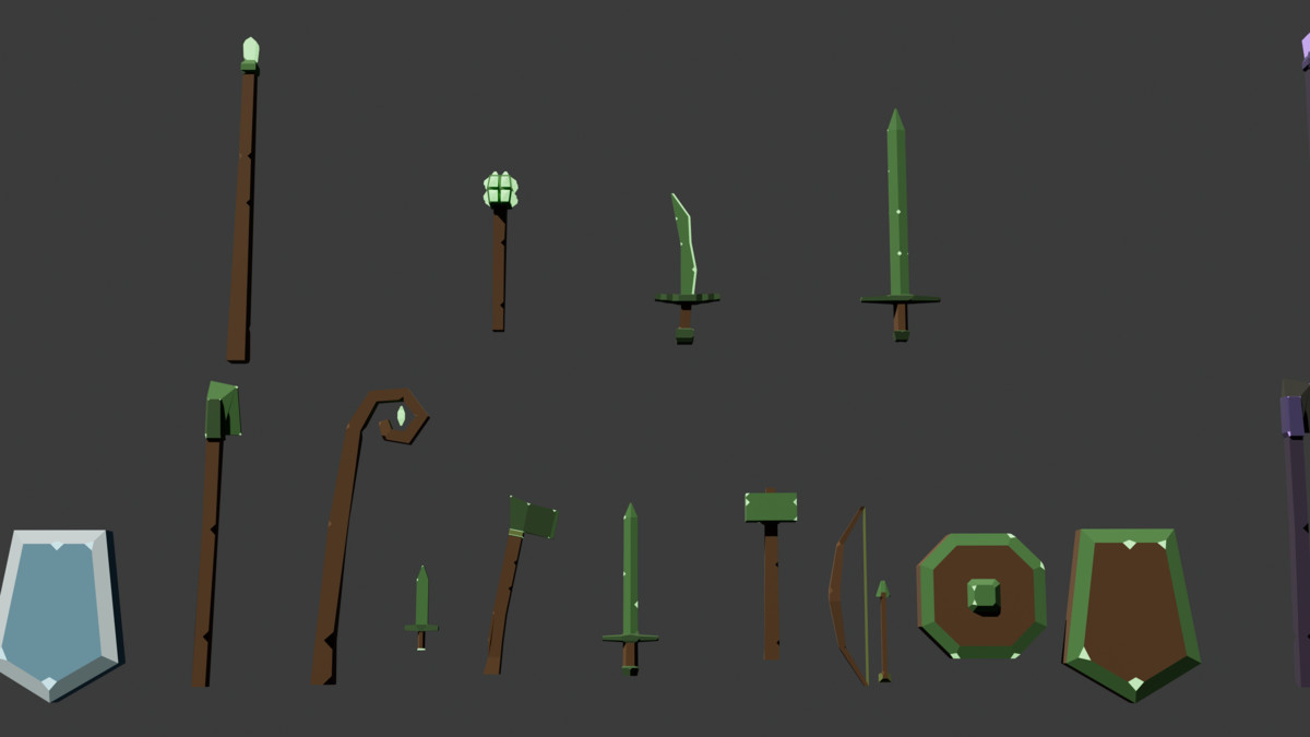 EmbersStorm- Magic Weapons & Shields Pack