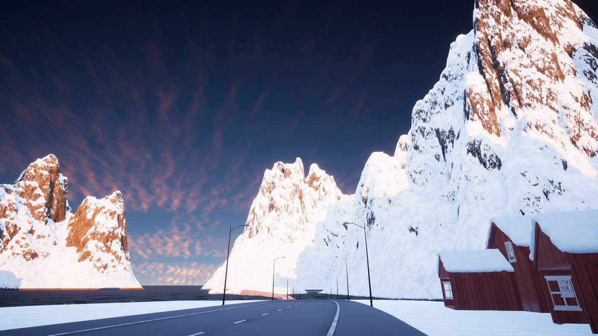 Snow-covered Island