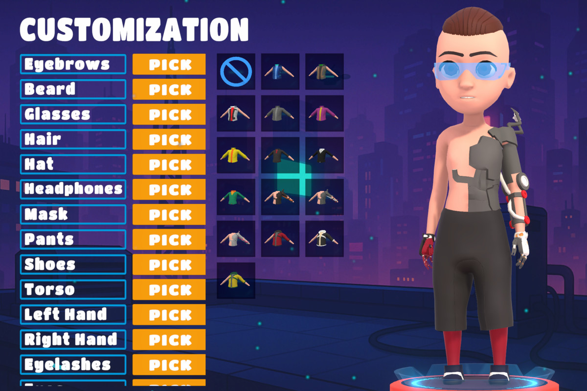 Stylized Cyberpunk Characters