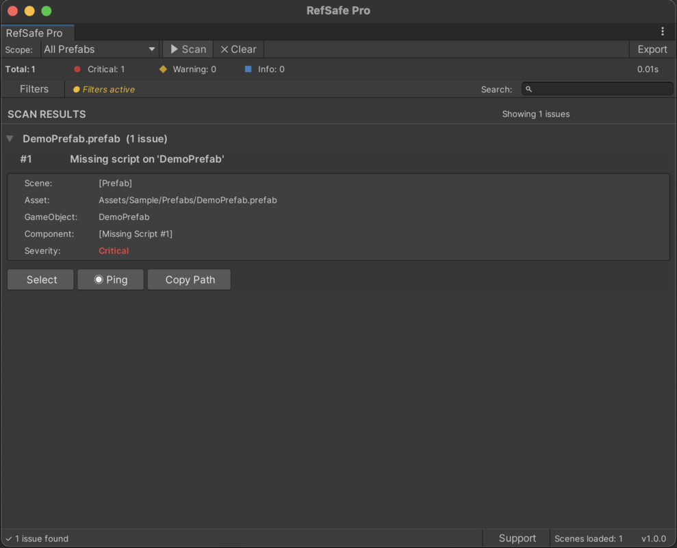 RefSafe Pro – Project-Wide Validator