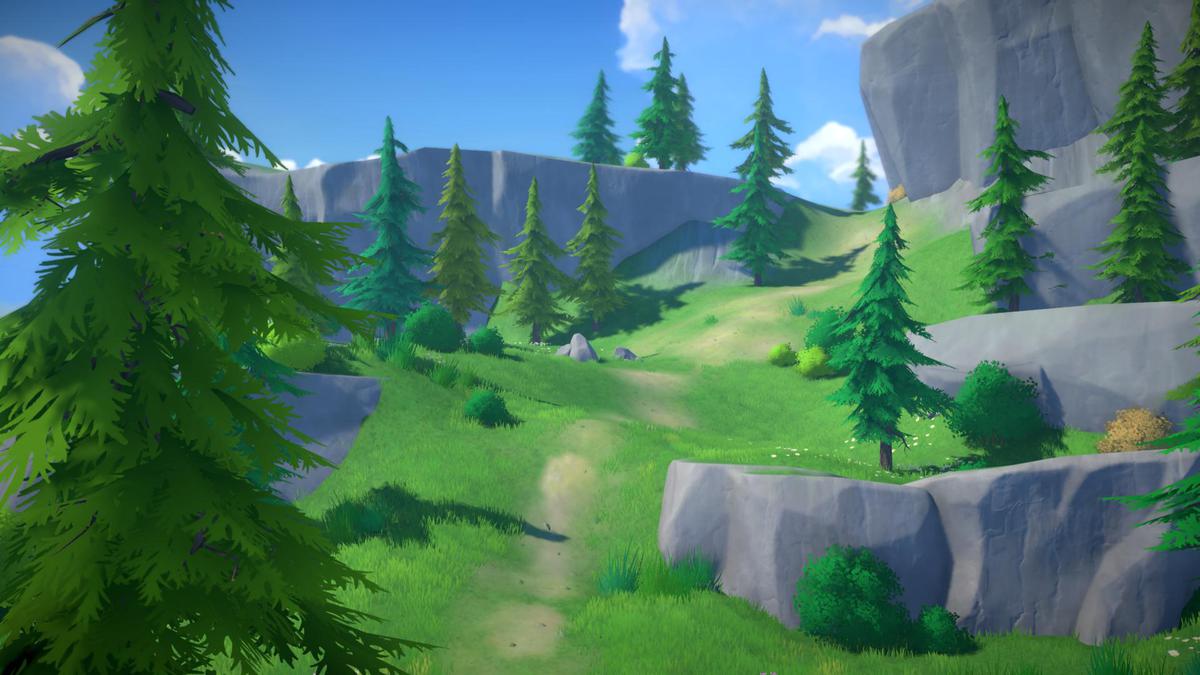 Stylized Snow & Pine Forest