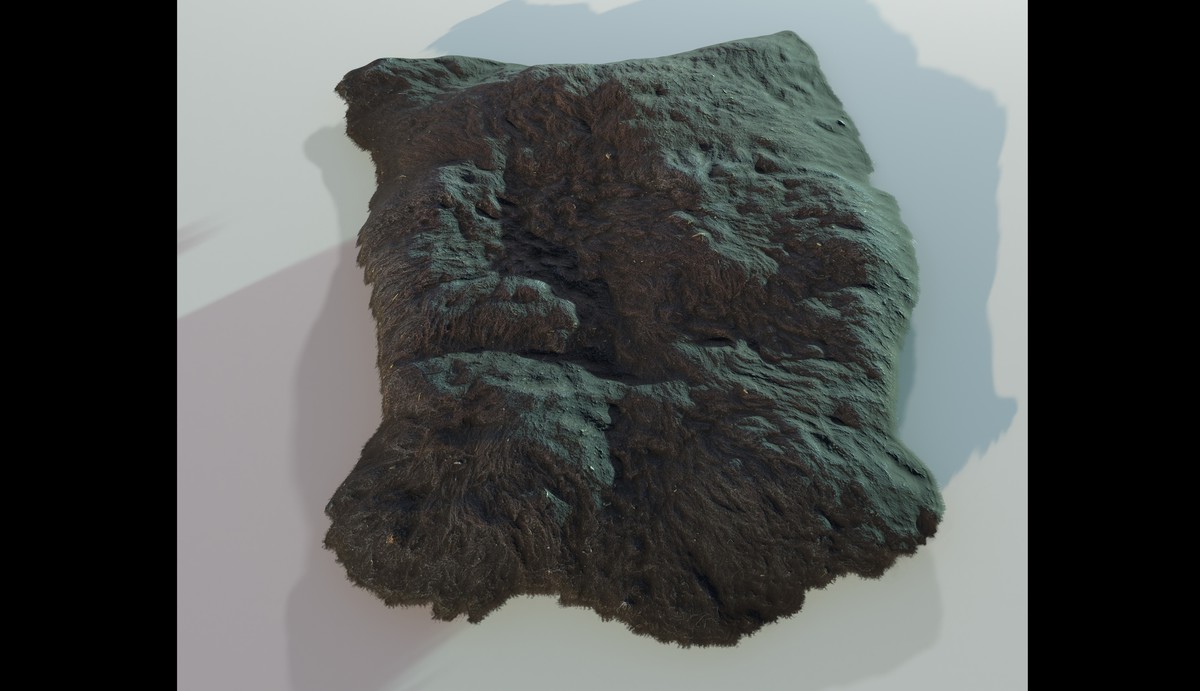 Animal pelts volume 4: giraffe, wolf, stag, reindeer, sheep, bull, bison 4k