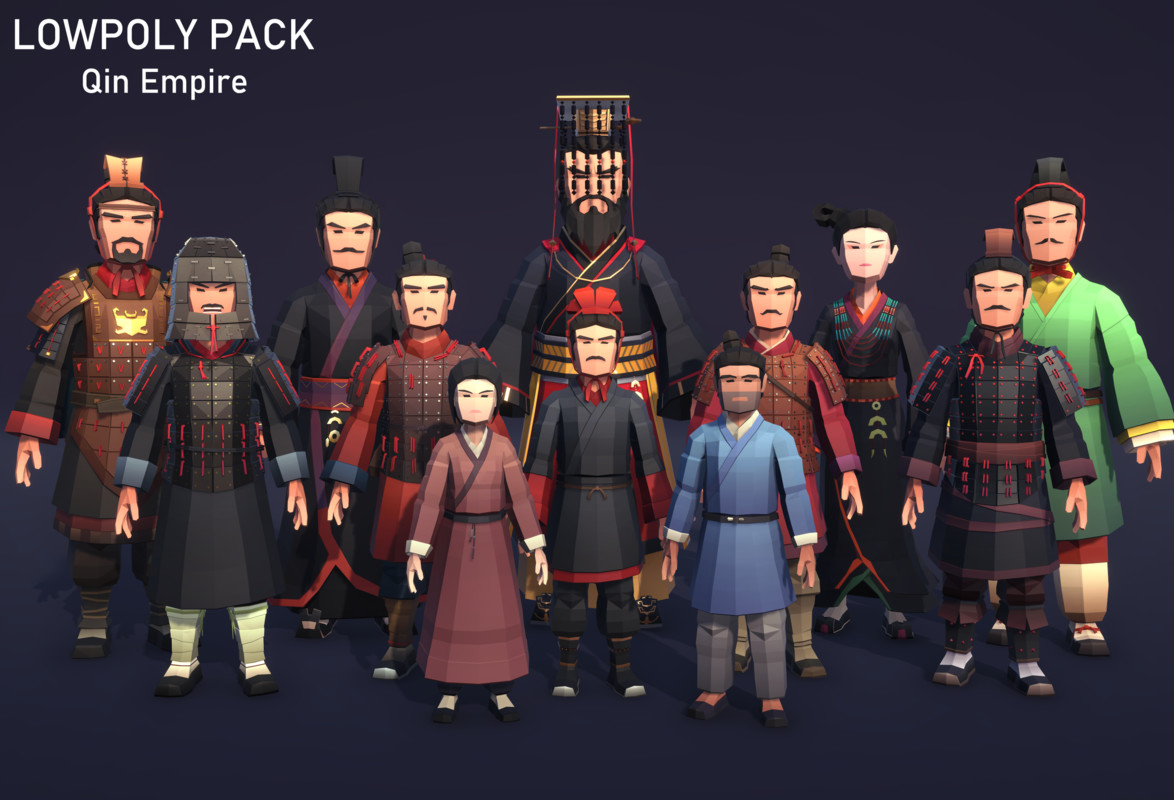 LowpolyPack_Qin Empire