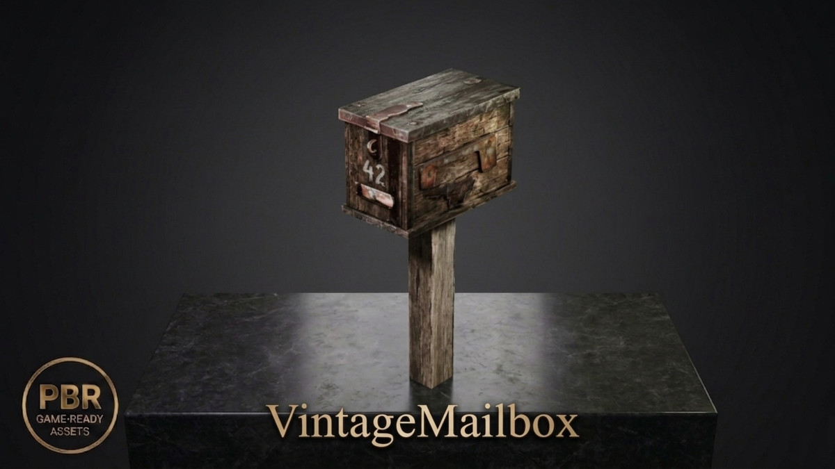 Vintage & Abandoned Environment 12 PBR Assets Bundle